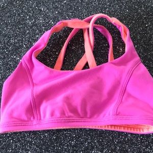 strappy sports bra